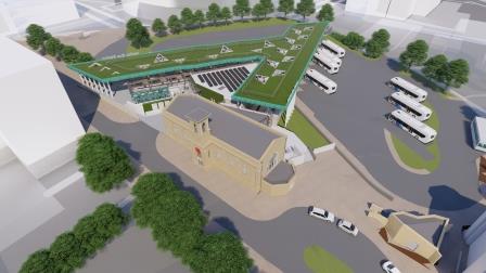 Visual of proposed Halifax bus station