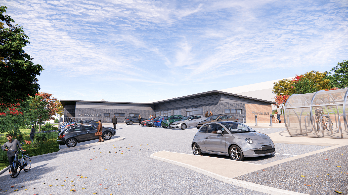 Visualisation of the proposed Mixenden Community Hub