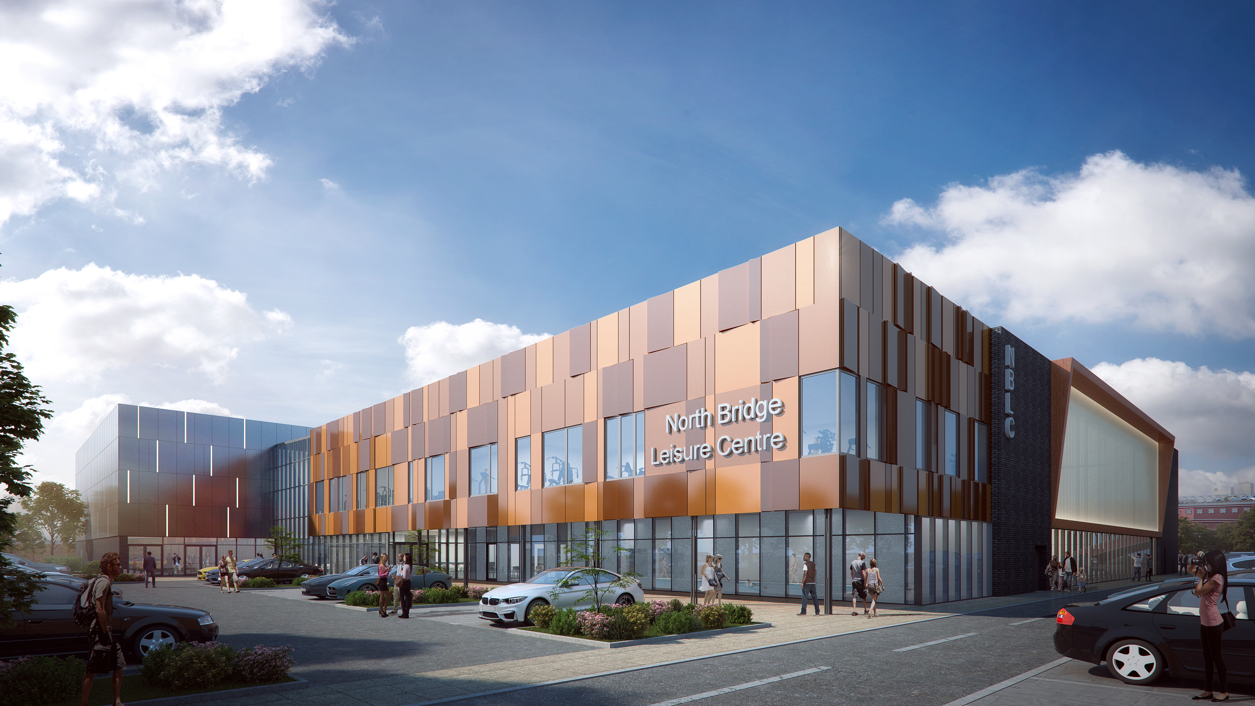 New Halifax Leisure Centre Entrance