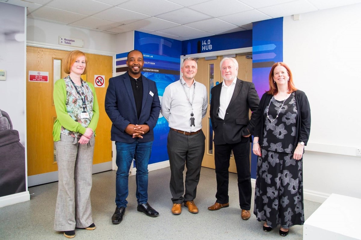 Delegates at the launch of the new industry 4.0 hub.